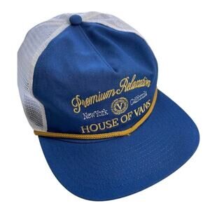 Vans Trucker Hat Mesh Back New York Cali House Of Vans Baseball Cap Flat Bill